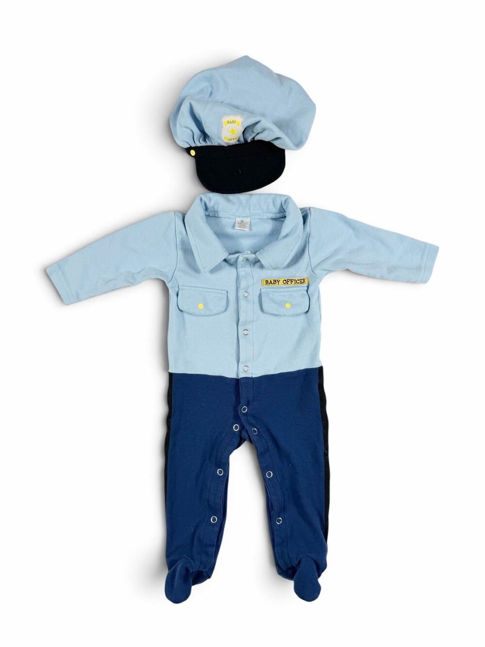 Baby Aspen Baby Officer Police Costume Romper & Hat 0-6 Months